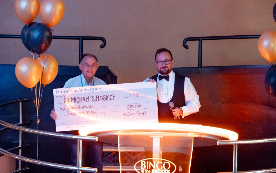 Deluxe Bingo in Hastings raising funds for hospice